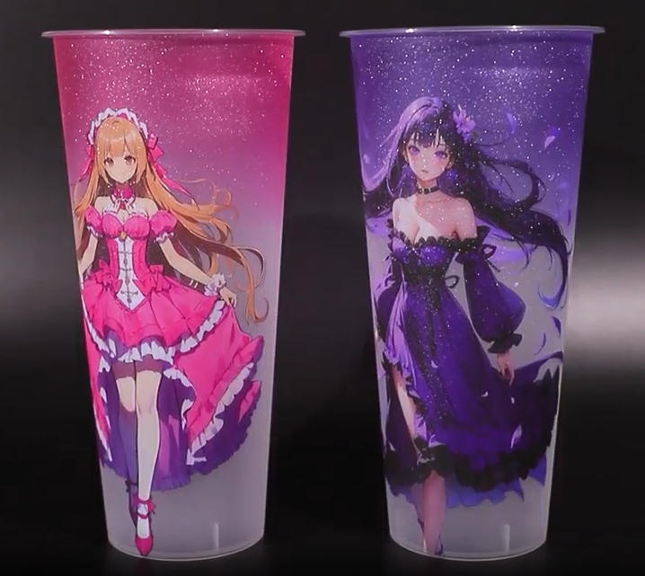 Wysokiej jakości etykieta brokatowa YZY - jedna z naszych folii dekoracyjnych IML