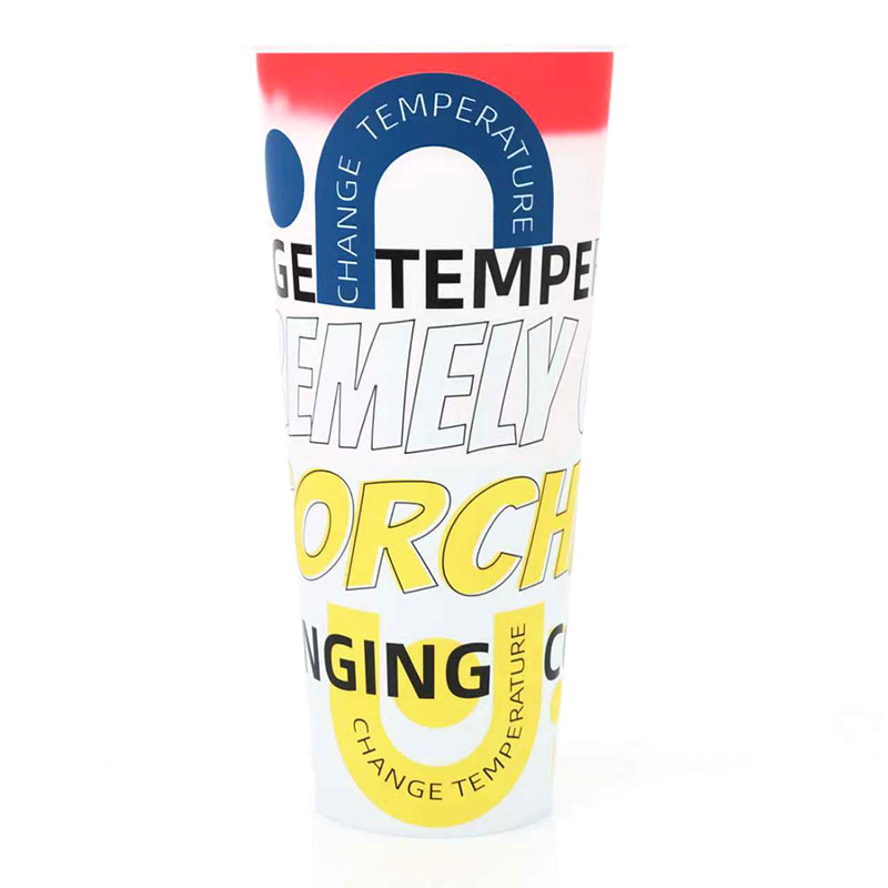 Kubek do zmiany koloru zimnej wody PP IML z wtryskiem