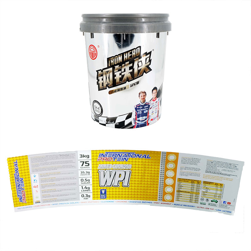 Formowanie wtryskowe wiadra z lakierem w etykiecie formy